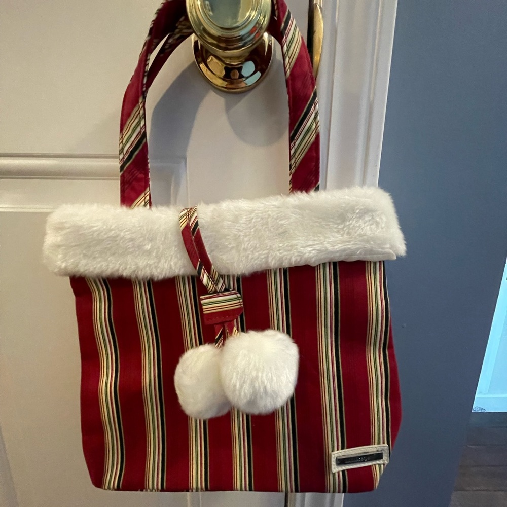 Longaberger small Christmas purse